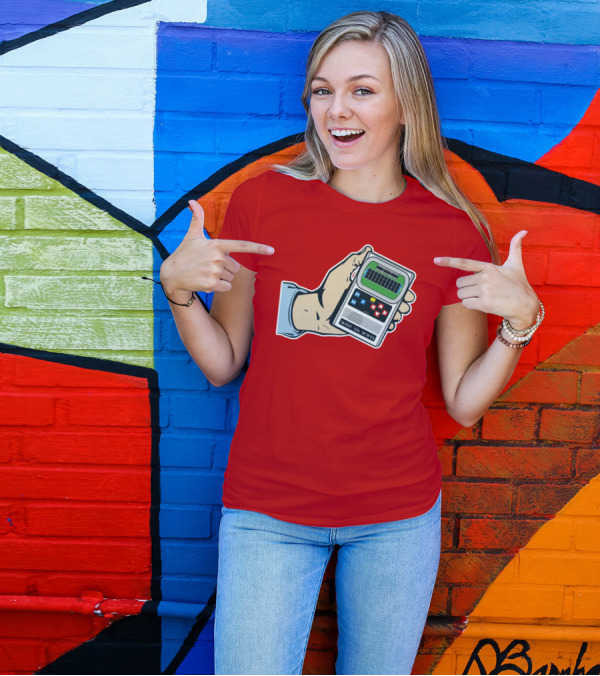 Super70s Sports S7s Handheld Electronic Football Vintage Retro Gaming Nostalgia T-Shirt
