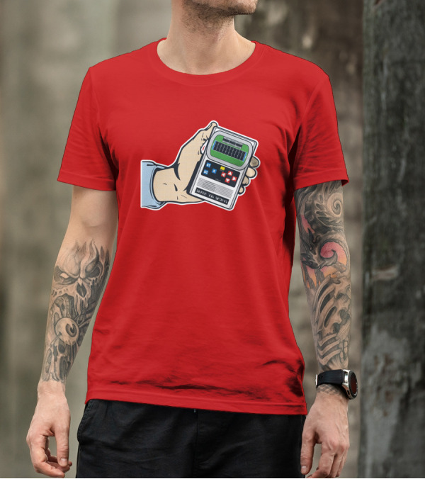Super70s Sports S7s Handheld Electronic Football Vintage Retro Gaming Nostalgia T-Shirt
