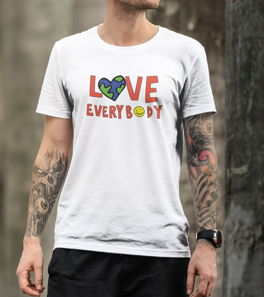 Marquez Valdes Scantling Love Everybody Heart Earth Smile Merch T-Shirt