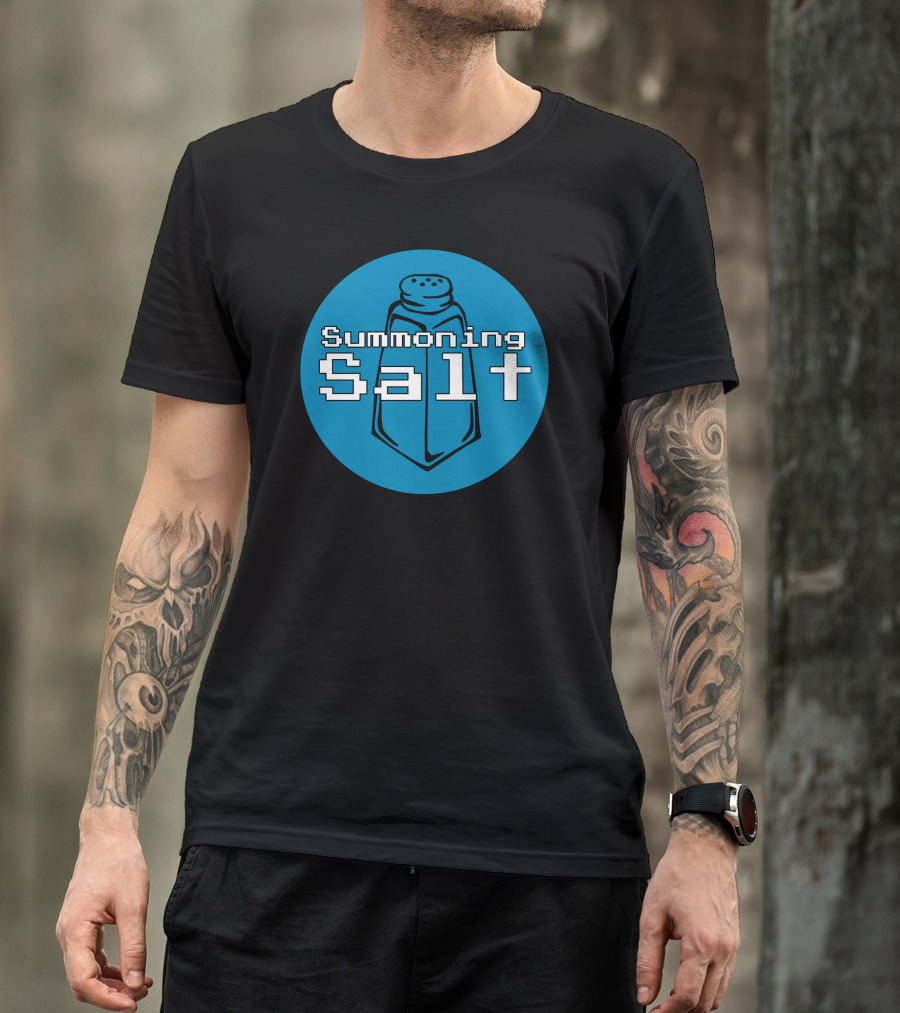 Summoning Salt Retro Gaming Icon With Pixel Art Salt Shaker T-Shirt