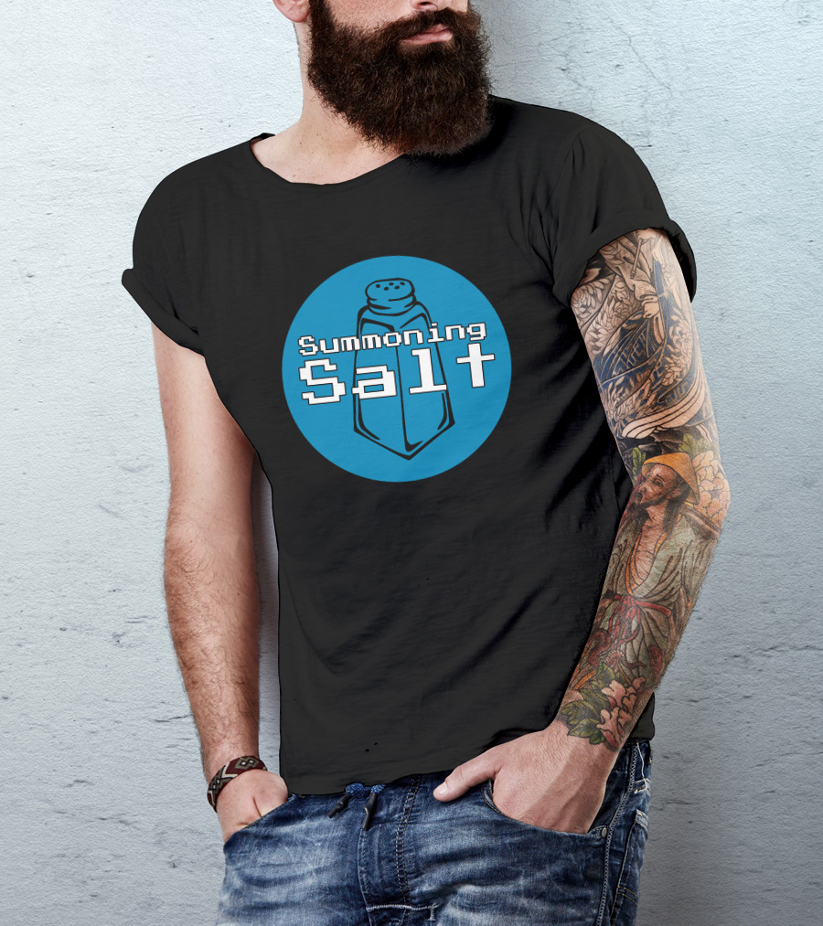 Summoning Salt Retro Gaming Icon With Pixel Art Salt Shaker T-Shirt