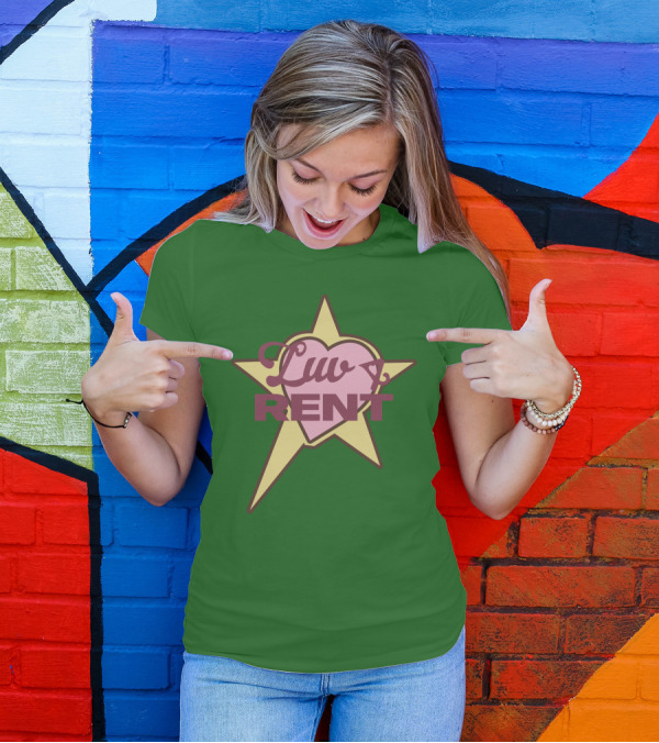 Smino Luv 4 Rent Pink Heart Star T-Shirt
