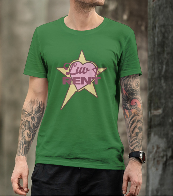 Smino Luv 4 Rent Pink Heart Star T-Shirt