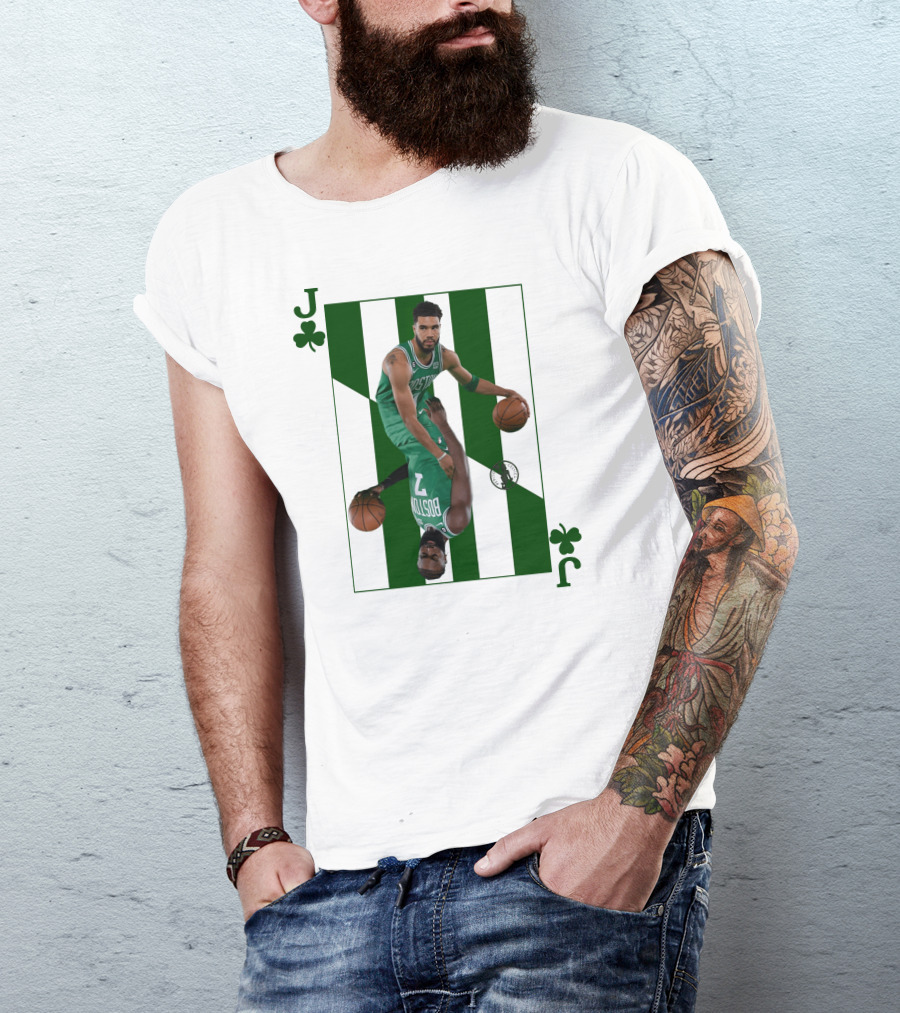 Pepito Brogdon Jays Brown Bleed Green Celtics Playing Card T-Shirt
