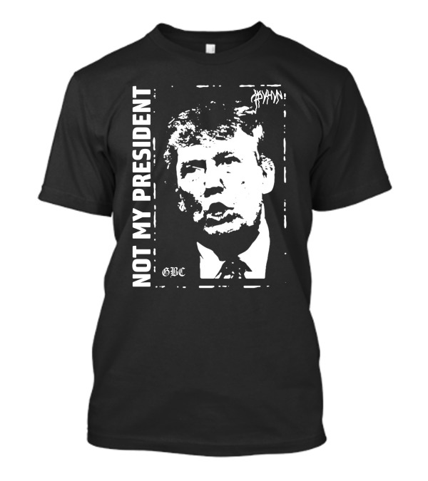 Not My President GBC Goth Angel Sinner Trump T-Shirt