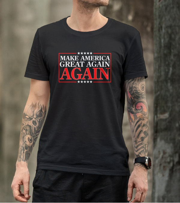 Donaldjtrumpjr Make America Great Again Again Star Emblem T-Shirt