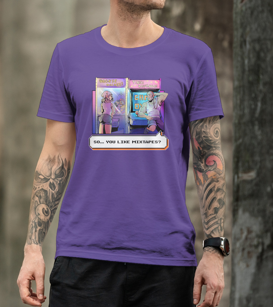 Dashiexp Arcade Dachie Game Over Tina's Revenge So You Like Mixtapes T-Shirt