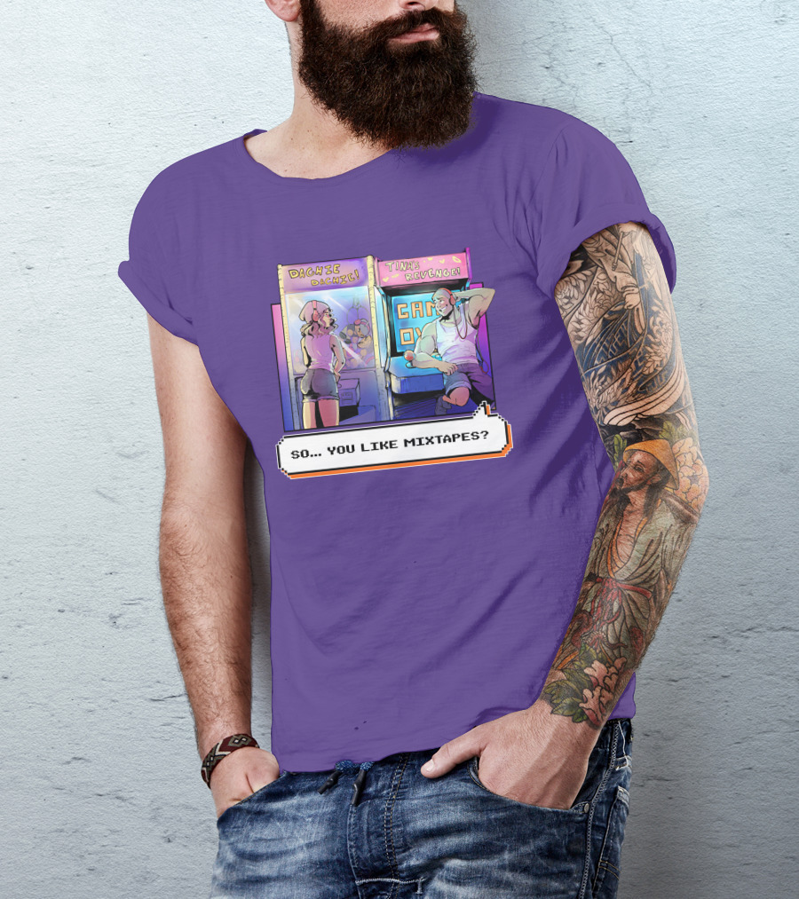 Dashiexp Arcade Dachie Game Over Tina's Revenge So You Like Mixtapes T-Shirt