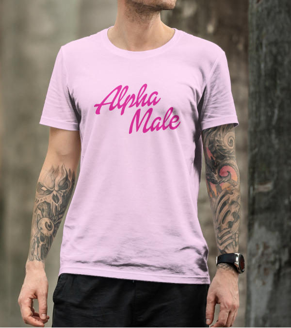Alpha Male Brys Online Bryson Pink T-Shirt