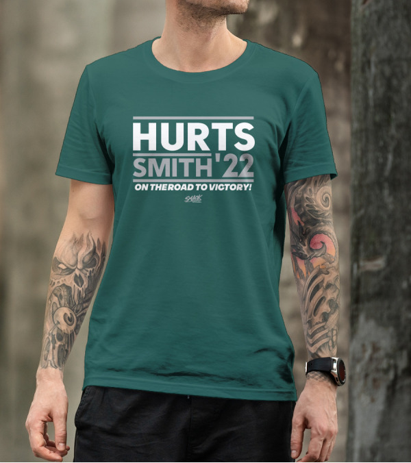 Hurts Smith '22 On The Road To Victory Shirt By Smack T-Shirt