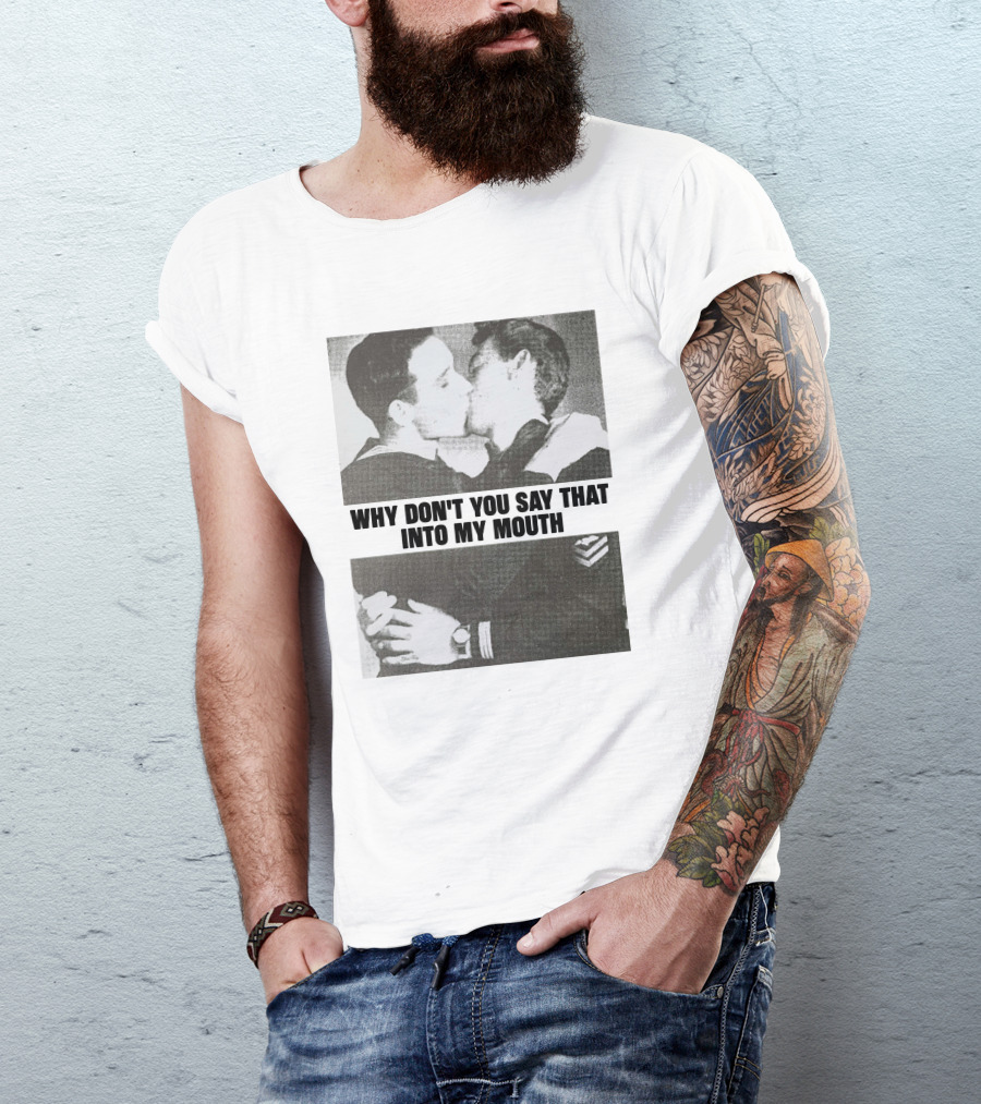 Why Don't You Say That Into My Mouth Frank Iero Must Die T-Shirt