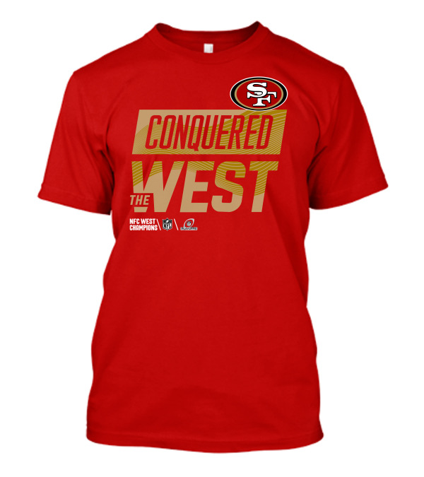 San Francisco 49ers NFC West Champions Conquered The West T-Shirt