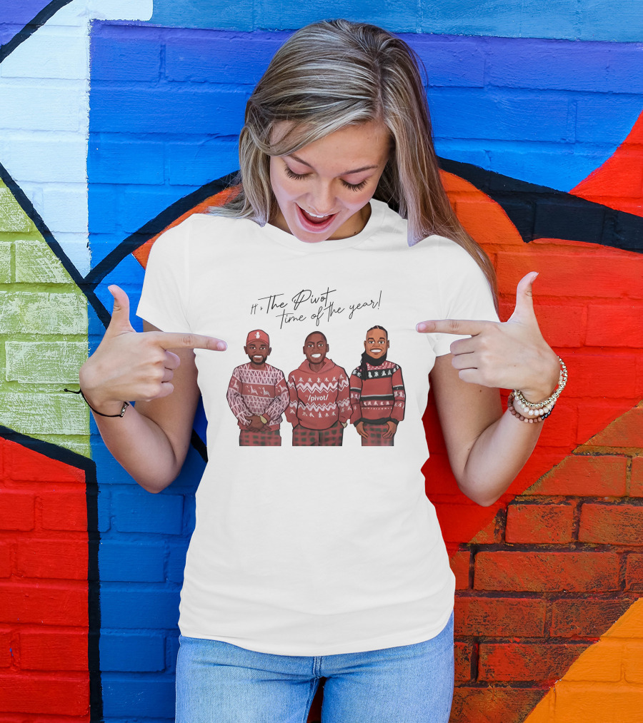 Ryan Clark The Pivot Time Of The Year Holiday Sweater Trio T-Shirt