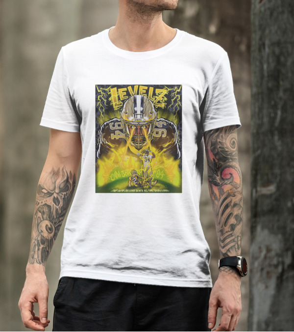 Cameron Jordan 94 Levels New Orleans Saints All Time Sacks Leader T-Shirt