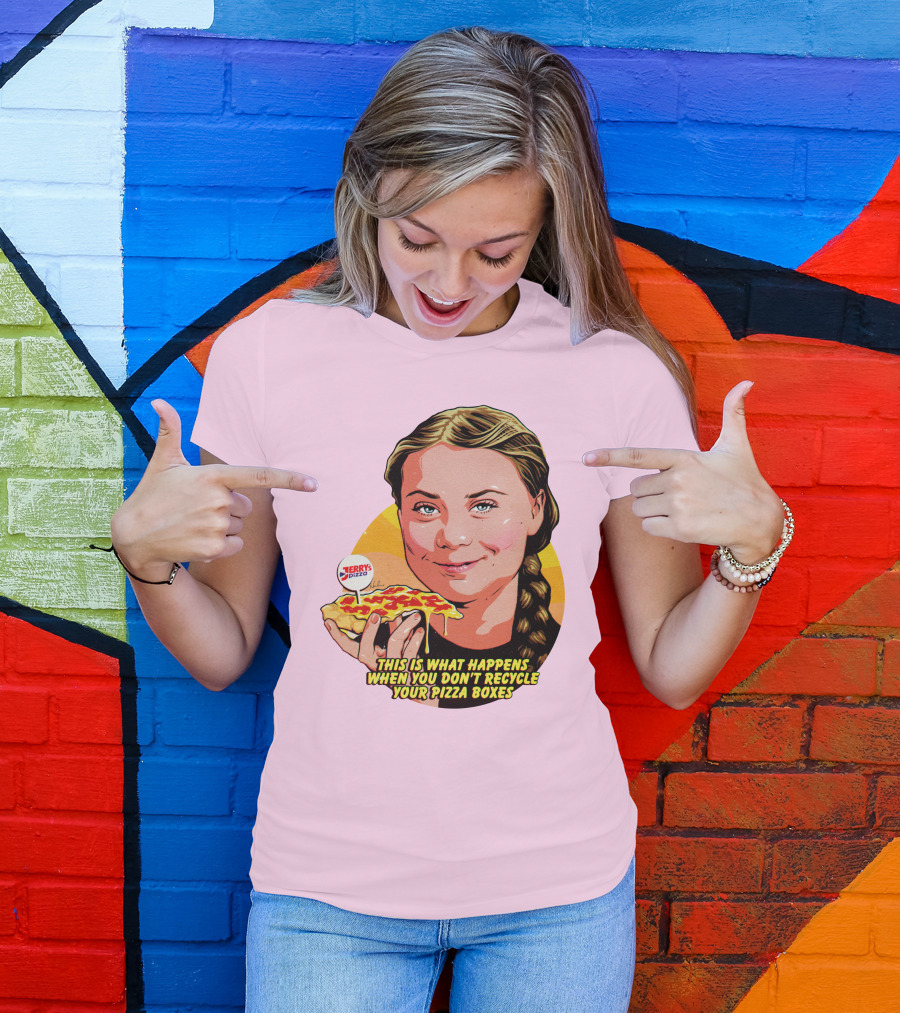 Nordacious This Is What Happens When You Don't Recycle Your Pizza Boxes Jerry's Pizza T-Shirt