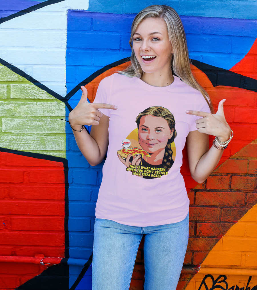 Nordacious This Is What Happens When You Don't Recycle Your Pizza Boxes Jerry's Pizza T-Shirt