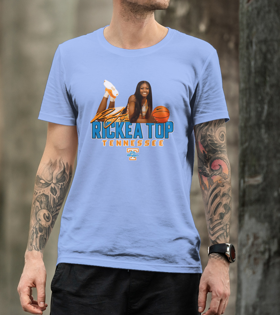 Rickea Top Tennessee Lady Vols Basketball Orange Mountain T-Shirt