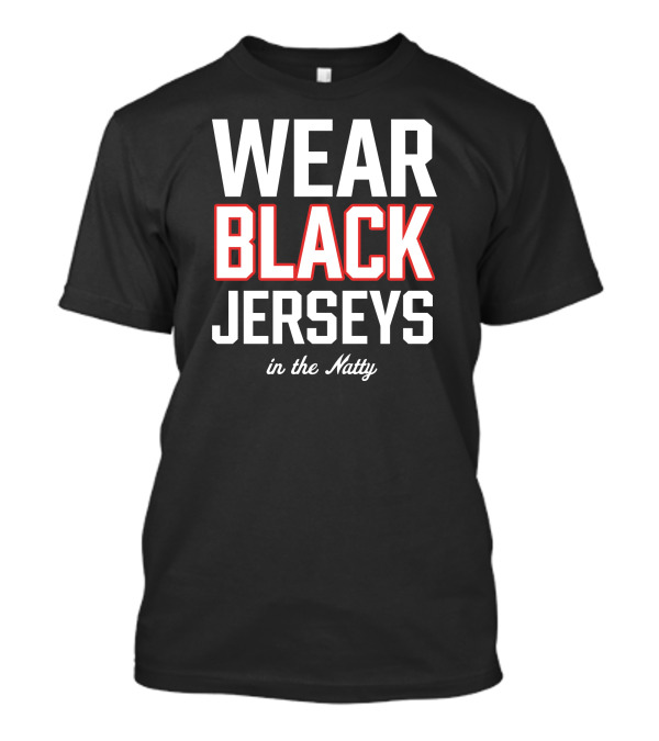 Stetson Bennett Wear Black Jerseys In The Natty T-Shirt