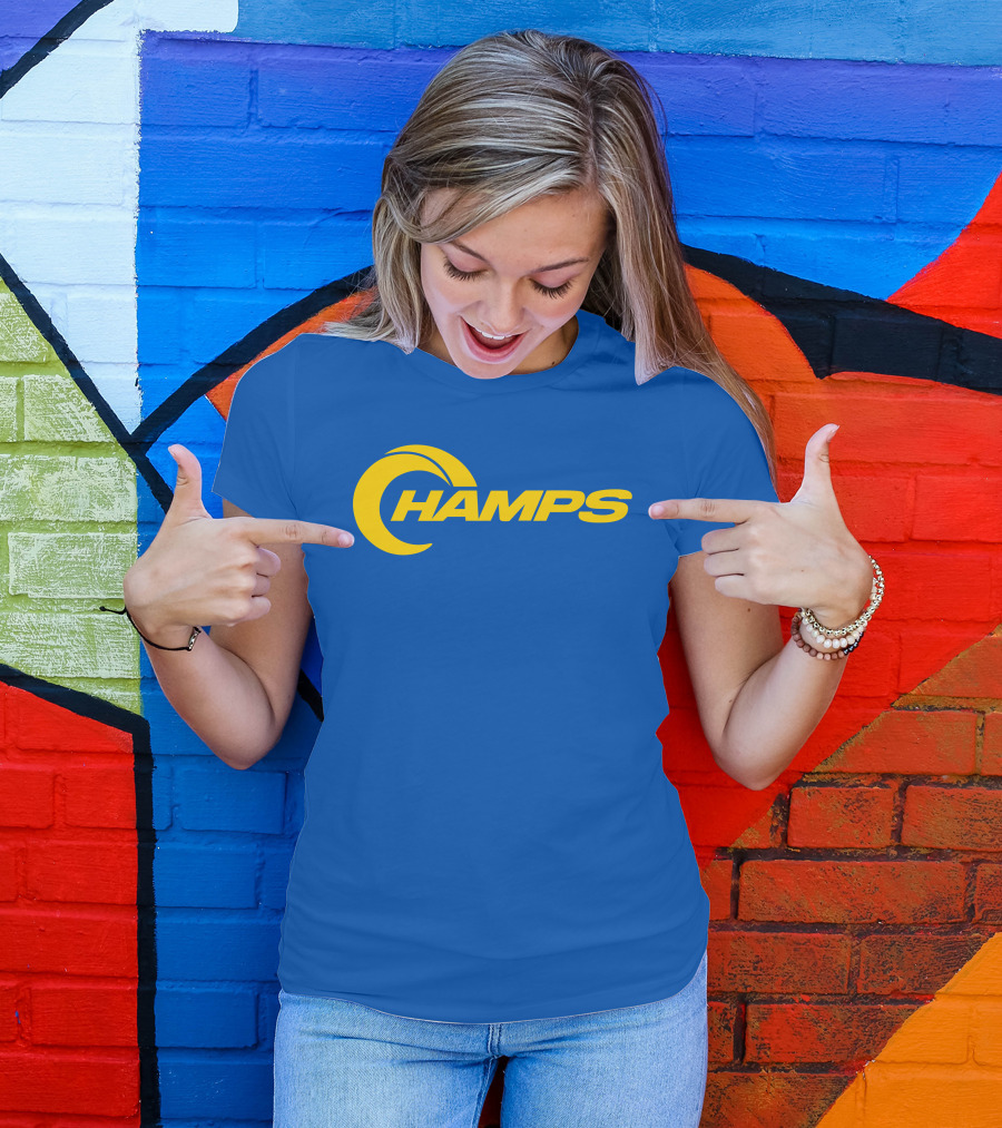 La Champs Danpatrick Yellow Crescent Rams Inspired Merch T-Shirt