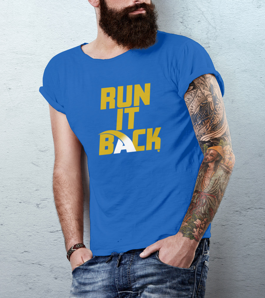 Run It Back Los Angeles Football Fan Merchandise T-Shirt
