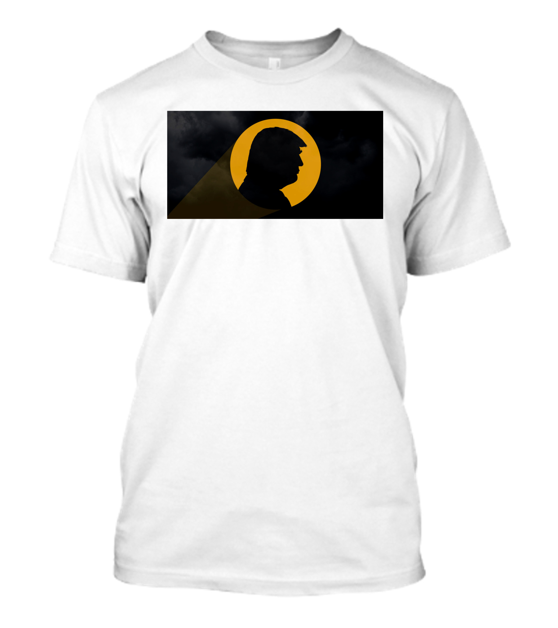 Batman Signal Trump Silhouette Sky T-Shirt