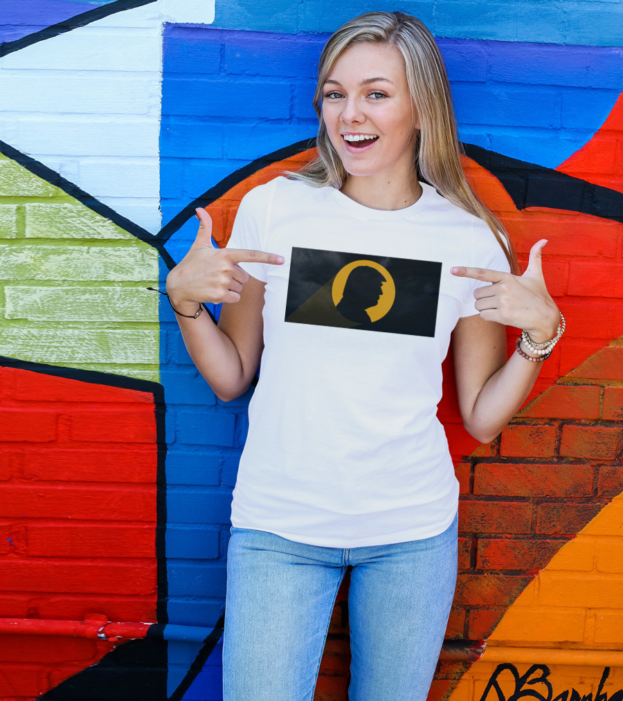 Batman Signal Trump Silhouette Sky T-Shirt