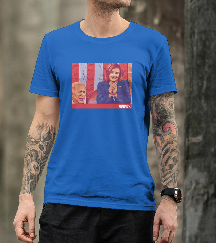 OutKick Creepy Pelosi Patriotic T-Shirt