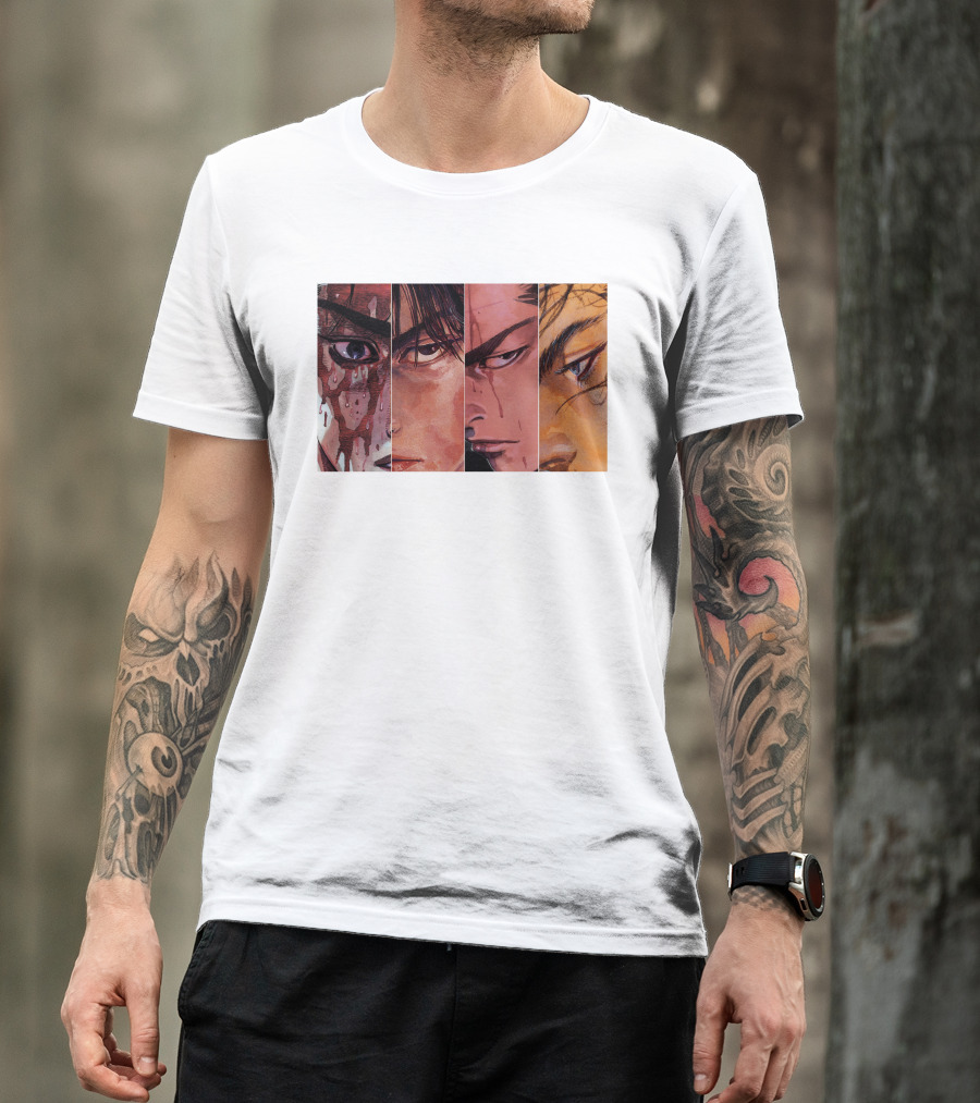Vagabond Miyamoto Musashi Sasaki Takehiko Inoue Manga T-Shirt