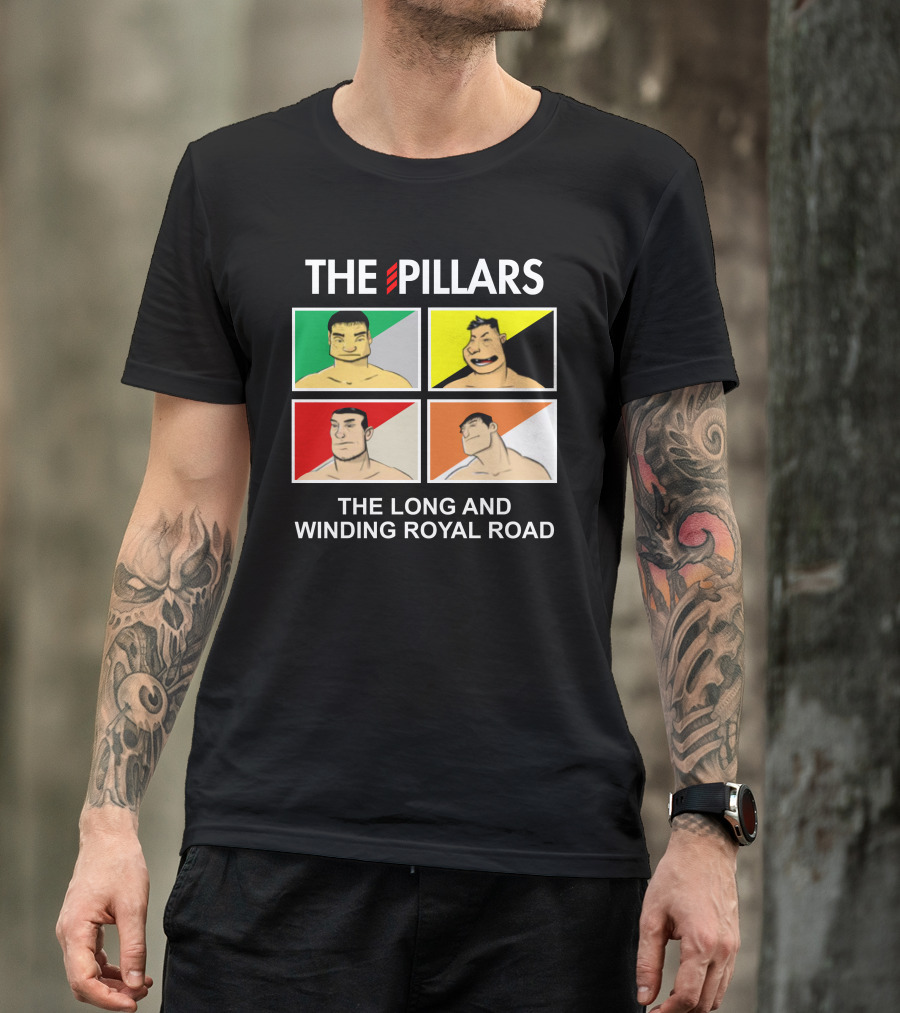 The Pillars The Long And Winding Royal Road Manga Cartoon Characters T-Shirt