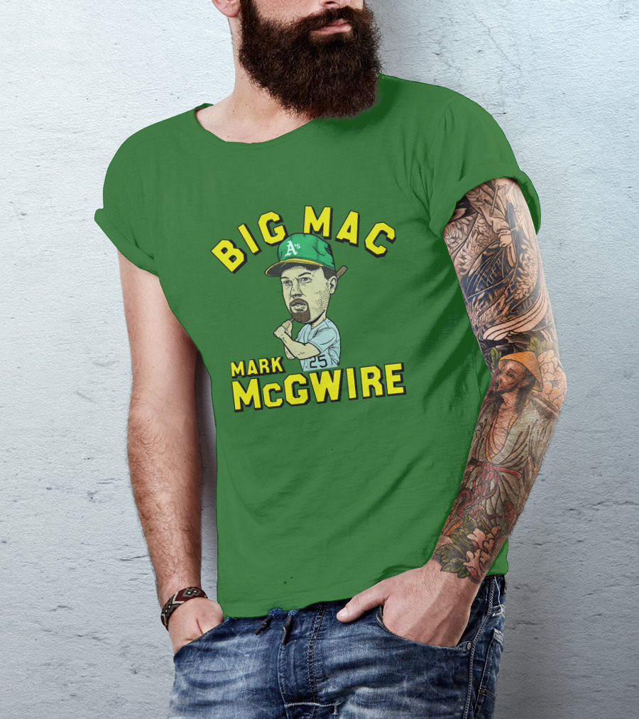 Big Mac Mark McGwire Oakland A's 25 T-Shirt
