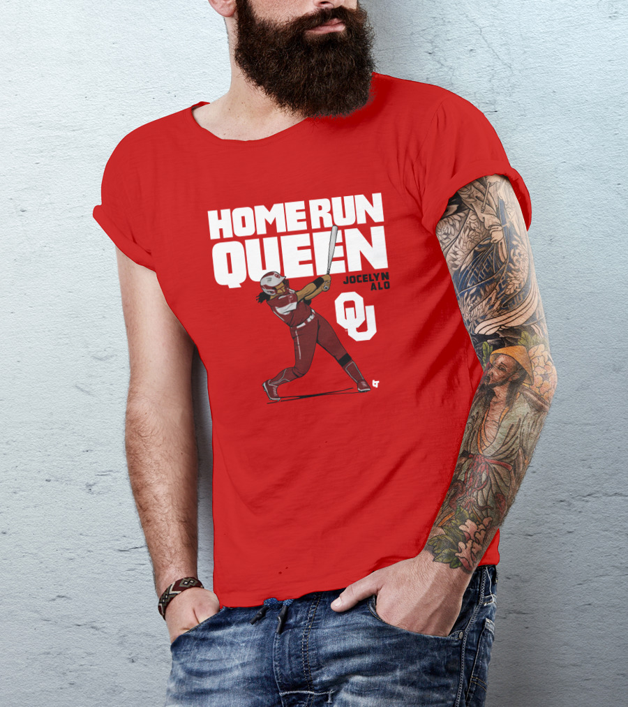 Home Run Queen Jocelyn Alo Oklahoma OU T-Shirt