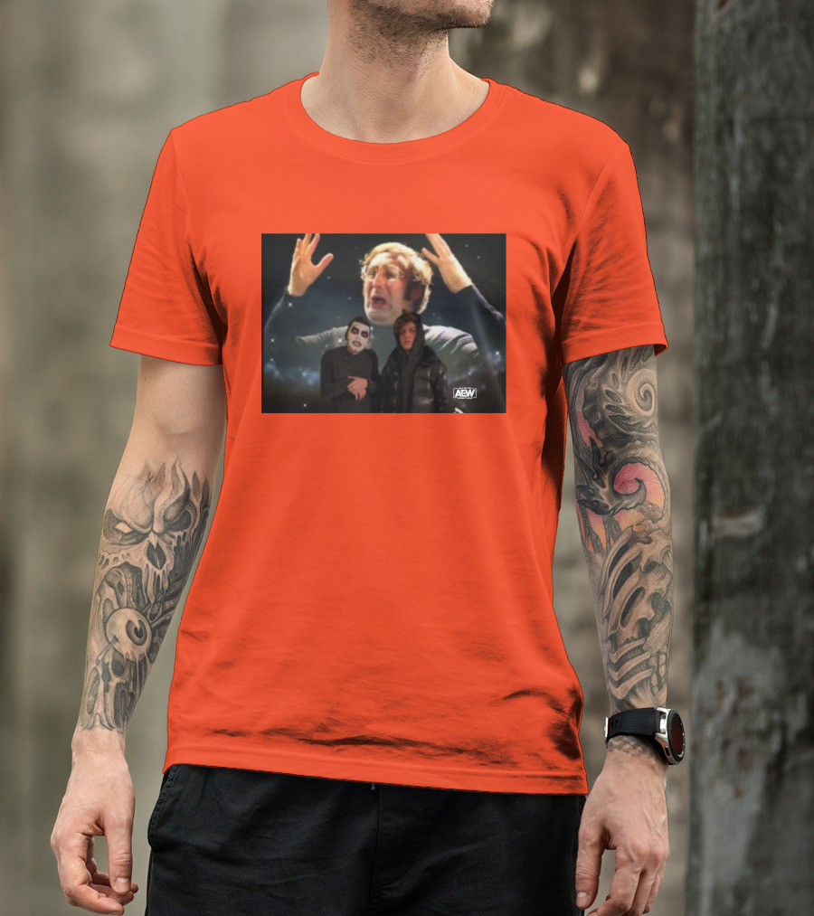 AEW Danhausen Hook Mind Blown Reaction Meme T-Shirt