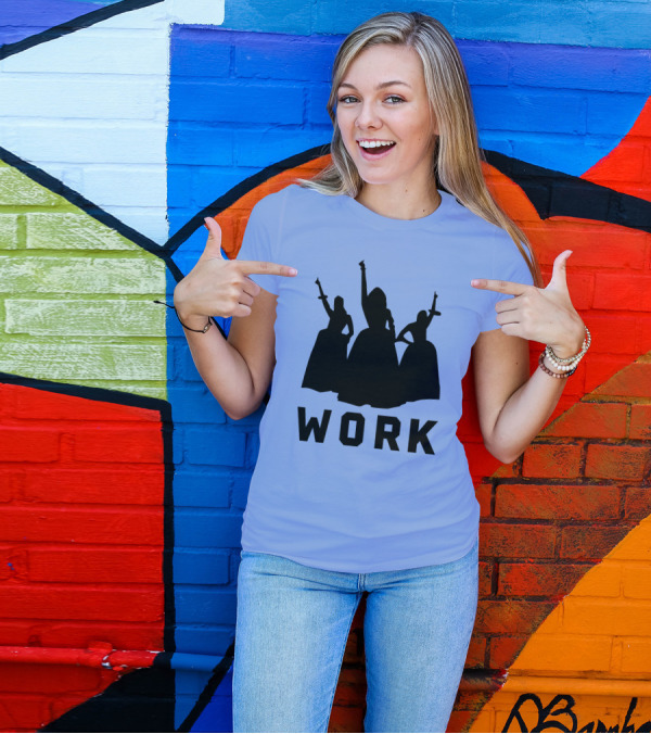 Work Schuyler Sisters Silhouette Hamilton Musical T-Shirt