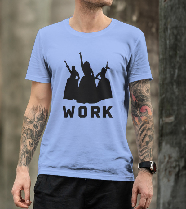 Work Schuyler Sisters Silhouette Hamilton Musical T-Shirt