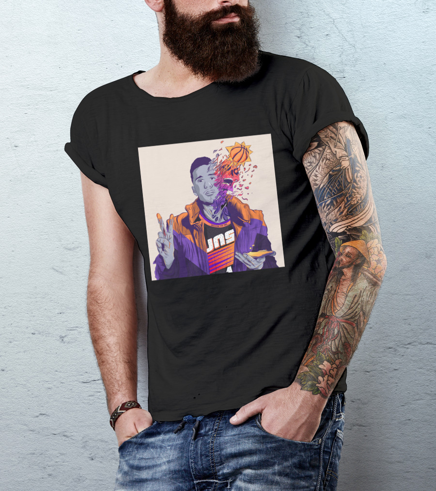 Dangerous Devin Booker Suns Basketball Explosion T-Shirt