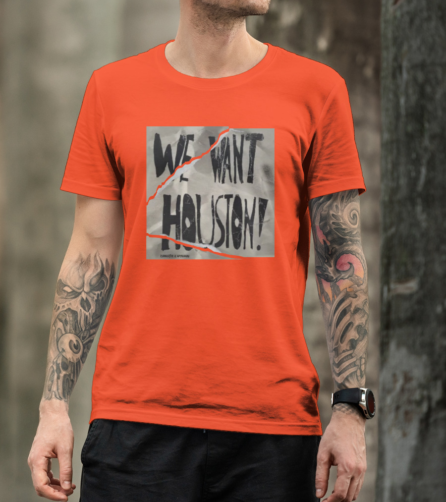 WE WANT HOUSTON EVERPRESS X APHONIKKU T-Shirt