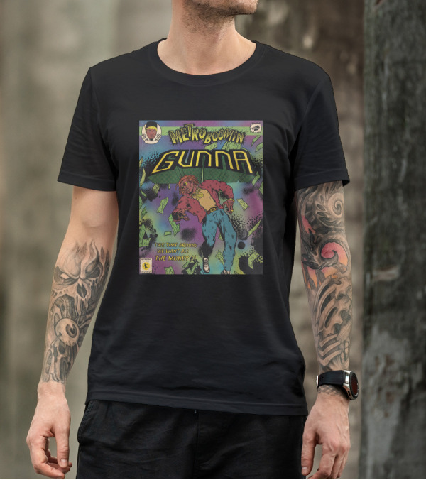 Metro Boomin Gunna Comic Style We Want All The Money T-Shirt