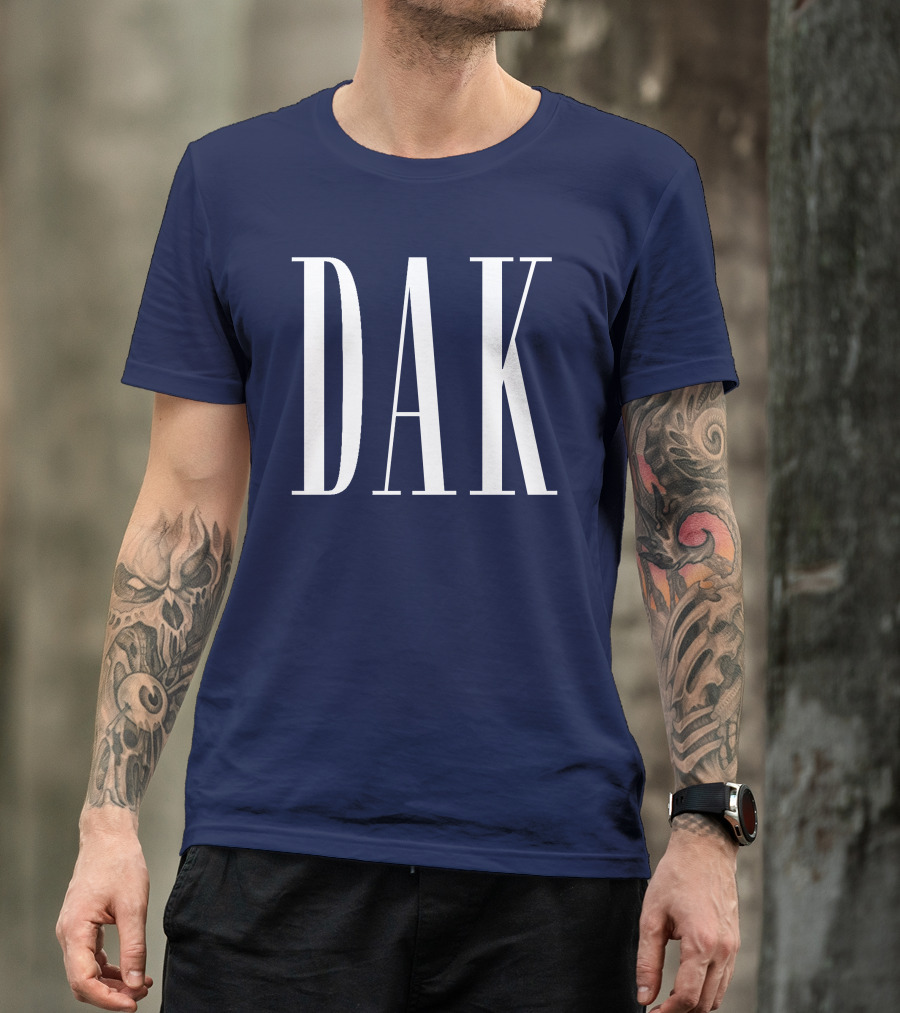 DAK Cowboys Quarterback Football Fan Gear T-Shirt