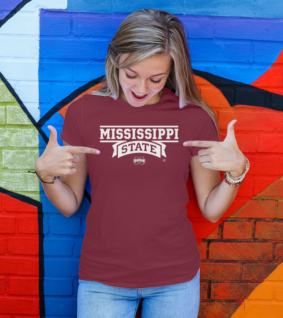 Mississippi State University Bulldogs M State Wordmark T-Shirt