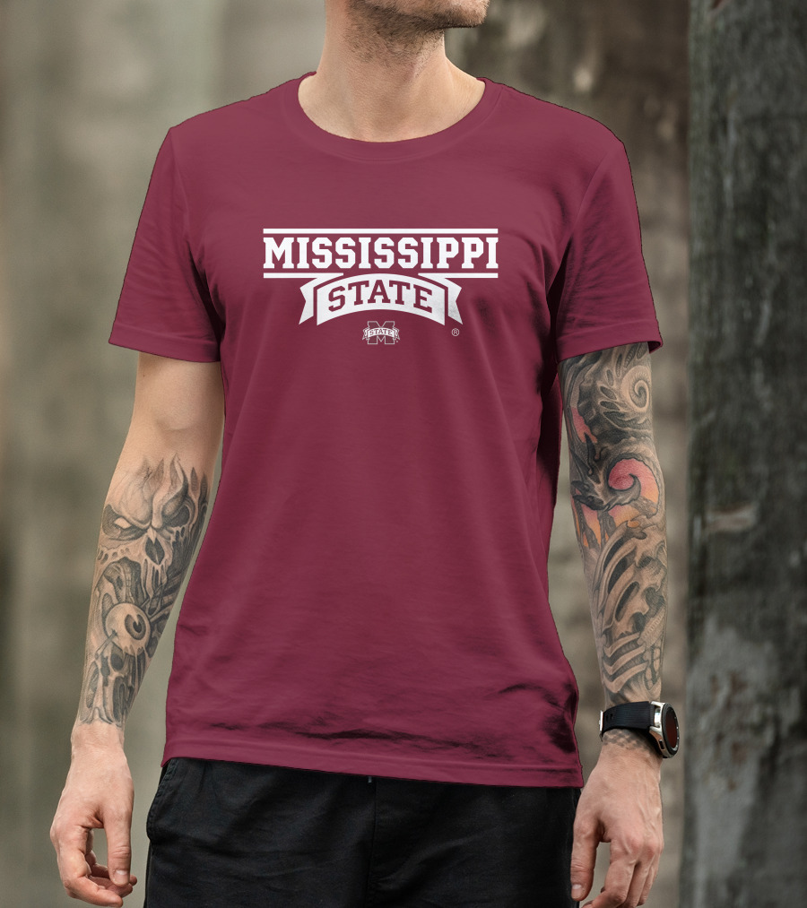 Mississippi State University Bulldogs M State Wordmark T-Shirt