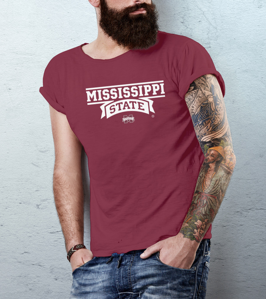 Mississippi State University Bulldogs M State Wordmark T-Shirt