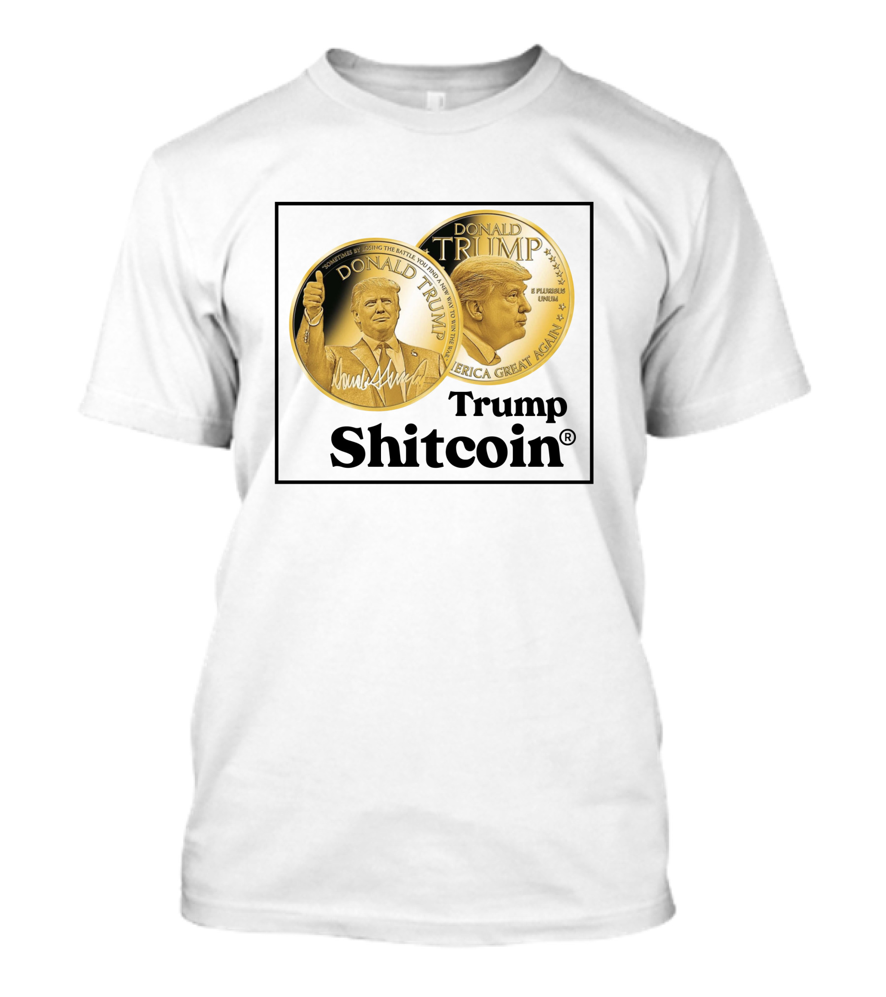 Major Trump Shitcoin Announcement America Great Again T-Shirt