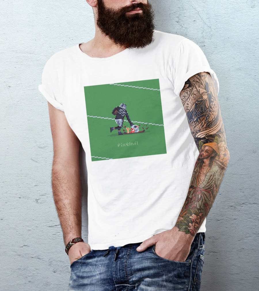 Chandler Jones Football Action Scene T-Shirt