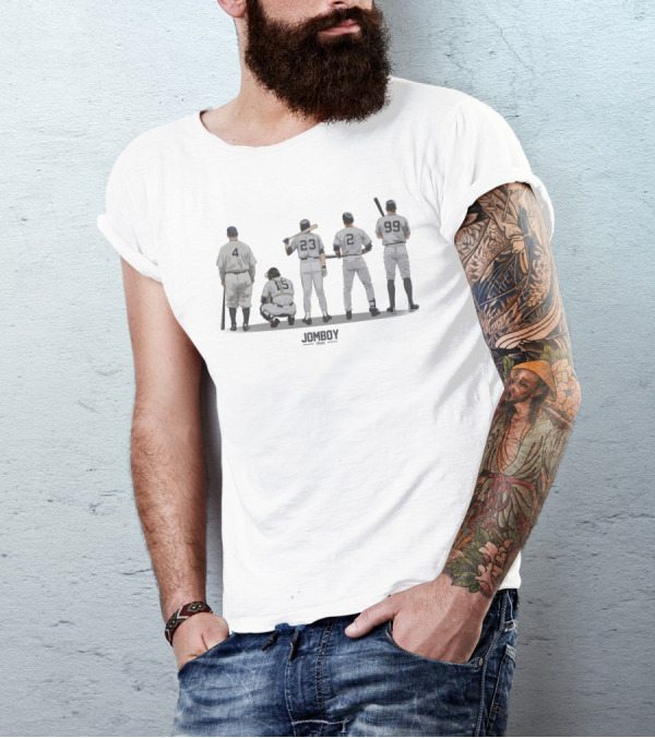 Jomboy Captains Baseball Legends Numbers 4 15 23 2 99 T-Shirt