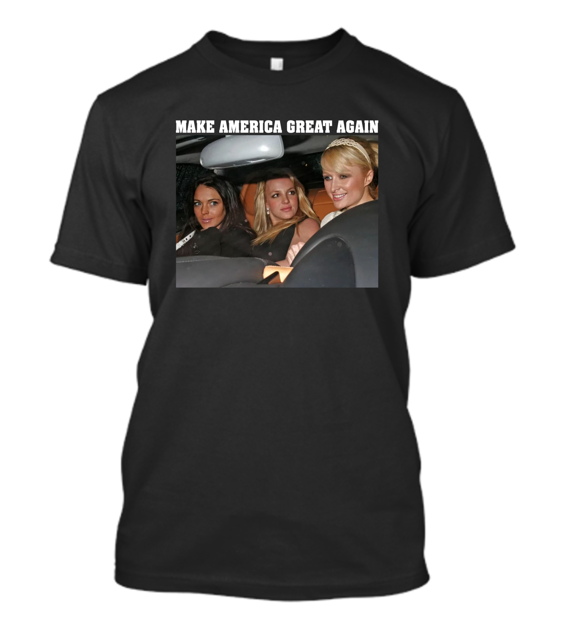 MAKE AMERICA GREAT AGAIN Car Ride Photo T-Shirt