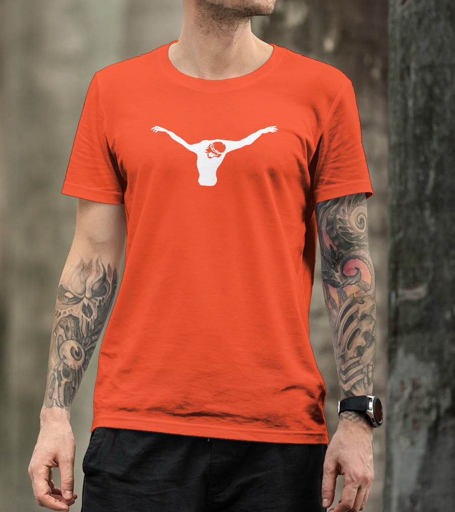 Touchdown Jesus Texas Football Fan Art Notre Dame Texas Longhorns Combo T-Shirt