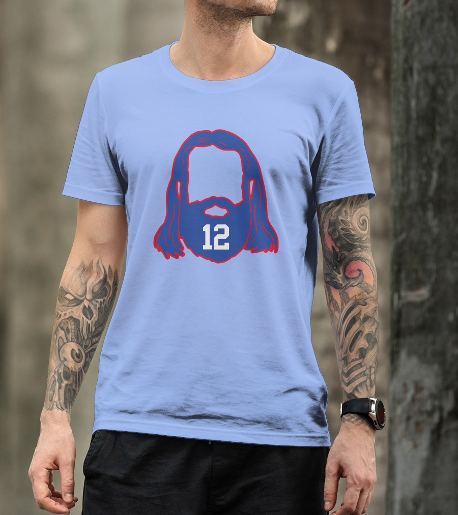 12 Blue Beard And Hair T-Shirt