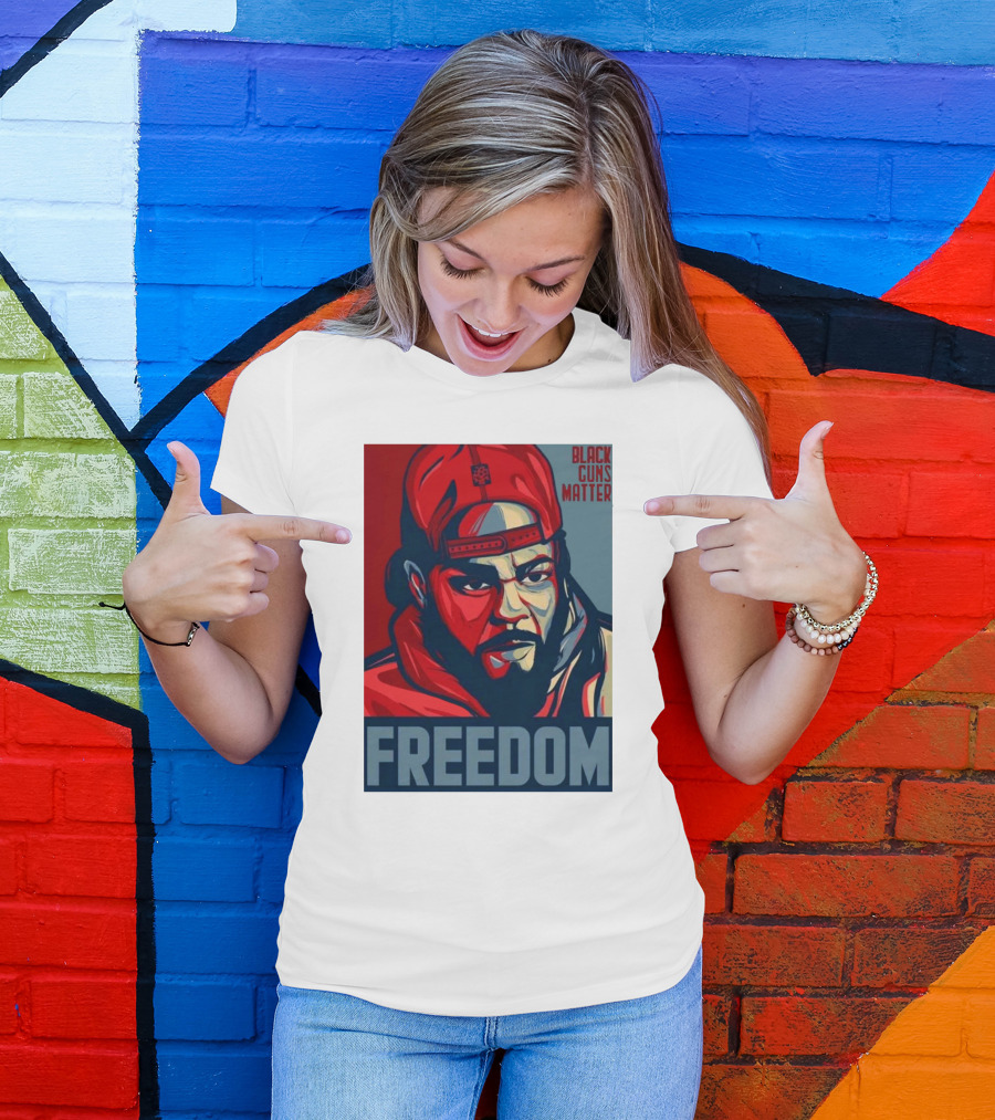 Black Guns Matter Freedom Bgm Collectible T-Shirt