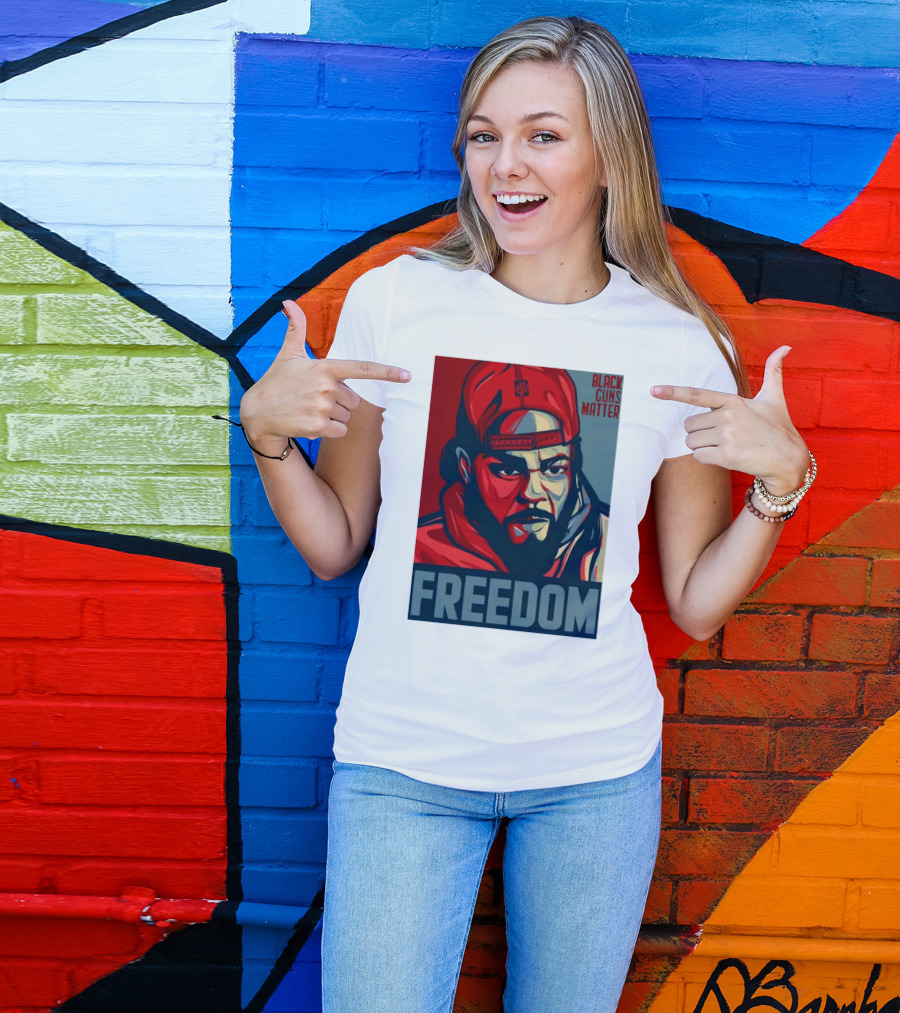 Black Guns Matter Freedom Bgm Collectible T-Shirt