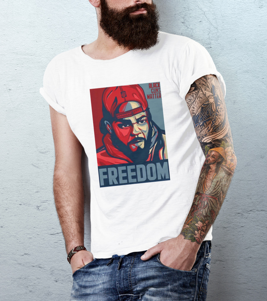 Black Guns Matter Freedom Bgm Collectible T-Shirt